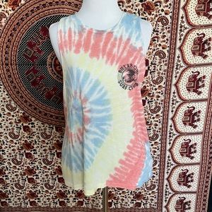 BillaBong Surf Club tye-dye tank